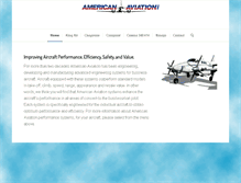 Tablet Screenshot of americanaviationinc.com